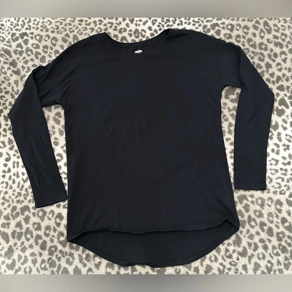 Old Navy Long Sleeve Softest Tee in Black Size XXL 16 Girls